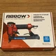 Arrow Pneumatic Staple Gun Oil-Free Upholstery Stapler 1/4" 3/8 1/2" T50 Staples