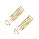 ZoloAJay 20pcs 1-1/4"(32mm) D Rings 1-1/4"(32mm), 5/4"(32mm) Gold ZoloAJay 20pcs 1-1/4"(32mm) D Rings 1-1/4"(32mm), 5/4"(32mm) Gold