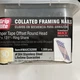 Grip Rite MAXC62898 33Deg Paper Tape 3x.131" Ring Shank Offset Rnd SS Nail 1000