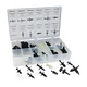 ATD Tools ATD-39356 60-Piece Push-Pin Type Retainer Assortment