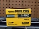 *100PCS* DeWalt 1-1/4" Concrete Powder Drive Pins Flat Head - DDF3001250
