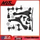 12pc Front Lower Control Arms Ball Joints Stabilizer Links Tie Rods Fits Civic