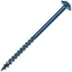 Kreg Blue-Kote SML-C125B-100 Pocket-Hole Screw, #8 Thread, 1-1/4 in L, Coarse Th