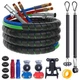 CheeMuii 15FT Semi Truck Air Line Kit with Gladhand Holder and Springs Kit Re...