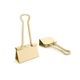 Binder Clips Small Metal Clamp - 3/4 in (0.75 inch)(Small, Gold, 120 Count)