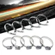 10X HPS Stainless Steel Embossed Hose Clamp Fit Range 3/4" - 1-1/8" (19-28mm)