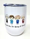 NIB Steel Stemless Wine Tumbler, 12 oz Double Wall Vacuum Insulated Golden Girls