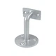 Deltana HRC253 Solid Brass Curved Arm Hand Rail Bracket - Chrome