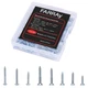FARRAY Wood Screws Assortment Kit, 224pcs Galvanized Phillips Screws Set, Ass...