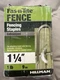 Hillman Hot Dip Galvanized Fence Staples 1-1/4" 1lb 461297