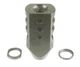 CNC Steel 5/8x24 TPI Tanker Muzzle Brake For 308 300BLK 762x39 Free Jam Nut & CW