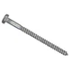 Hillman 3/8 In. x 4-1/2 In. Galvanized Hex Lag Screw (50-Count) 812075 HILLMAN