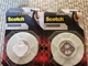 3M Scotch Indoor Foam Mounting Tape-.5"X75" LOT OF 2 - New Holds 15 Pounds