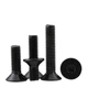 Black 304 Stainless Steel Hex Socket Bolts Countersunk Head Screw M2 M3 M4 M5 M6