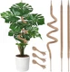 Supoice 3 Pack Moss Pole 25 Inch Monstera Plant 25 Inch, Brown 