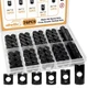 zDwfDc 76PCS M6 Barrel Nuts M6 x 10mm/11mm/12mm/13mm/15mm/20mm Black Metric C...
