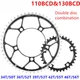 Bike Double Sprocket 110BCD/130BCD 34T/50T/36T/52T/39T/53T MTB Bike Crank Set