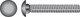 Hillman 240024 Zinc-Plated Steel Round Head Carriage Bolt 1/4 Dia. x 2 L in.
