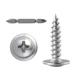 Wensilon 300 pcs8&times;3/4 Phillips Truss Head Wood Screws Stainless Steel 410 Qui...