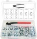 Swordfish 30310-2 Ear Hose Clamp and Standard Jaw Pincer Assortment Kit, 124 ...