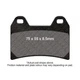 EBC V Semi Sintered Brake Pads Front Left for Victory V92SC Special Edition 2000