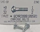 #8-32X1/2 CARRIAGE BOLTS A307 STEEL ZINC PLATED (50)