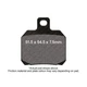EBC V Pad Semi Sintered Brake Pads Rear Right for Ducati ST2 944 2000 - 2003