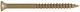 FastenMaster GuardDog 2-1/2 in. L Phillips/Square Bugle Head Gold Steel Deck Sc