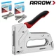 Arrow T55BL Heavy Duty Staple Gun Kit Stapler 3750PCS T50 1/4" 3/8" 1/2" Staples