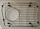 Elkay LKOBG1016SS Basin Rack with Rear Drain Opening, Stainless Steel
