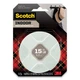 Scotch Permanent Foam Mounting Tape, Holds Up to 15 lb, 1" x 125", White