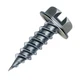 Malco Hw8x1zt Sheet Metal Screw, #8 X 1 In, Zinc Plated Steel Flange Hex Head