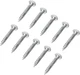 AP Products Polar White 1" Square Recessed Pan Head Screw 012-PSQ500W 8X1 