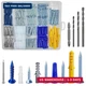 Wensilon (274 pcs) Plastic Drywall Wall Anchors Kit with Screws， Concrete Screw