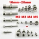 M2 M3 M4 M5 Countersunk Button Head Screw Stainless Steel Allen Key Socket Bolts