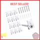 BAGTeck 22 Sets of Mirror Holder Clips Kit，Crystal Clear Plastic Mirror Clip, Mi