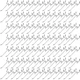 Funrous 100 Pack Peg Board Hooks Stainless Steel Pegboard Hooks Shelving Disp...