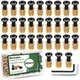 Bemaka 30 Sets 1/4-20 x 3/4" Furniture Screw Threaded x 3/4'', Black 