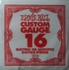 Single Ernie Ball Plain Steel Electric or Acoustic Guitar .016