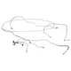 Classic Tube Brake Line Kit Complete Original Steel Power Disc Mustang V8 Aft...