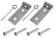 Taskar Sofa Zig Zag Spring Repair Brackets (2 Pack) Quantity: 2 Kits, Black 