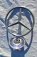 1pc Mercedes-Benz Front Hood Emblem Star Mounted C/E/S/CLK Class 1993-2007