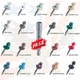 EAGLE 1 #10 Metal to Wood Roofing Screws 1" - 4" Painted Hex Washer Head
