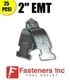 (#4316) (P1431) 2" EMT Steel Conduit Pipe Clamps for Unistrut Channel (25 Pack)