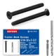Bopowo 100pcs 5/1618 x 21/2" Flat Head Thread Forming & Cutting Screws Traile...