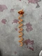 Vortex ANCFS16-ORG 16" Folding Ring Spiral Anchor Landscape Stake Orange Finish