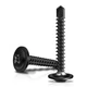 Marysino 100Pcs #10 x 1-1/4" Black Self Tapping Screws for #10&times;1-1/4", BLACK 