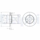 Delphi BG2454 Brake Disc for SEAT,VW Delphi BG2454 Brake Disc for SEAT,VW
