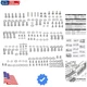 PTNHZ Small Block Engine HEX Bolt Kit for Chevy SBC 265 283 302 305 307 327 3...