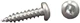 AP PRODUCTS PSQ5008X34 PAN HEAD SQUARE RECESS SC